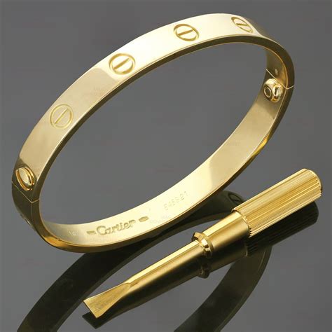 cartier love bracelet and screwdriver|cartier love bracelet repair cost.